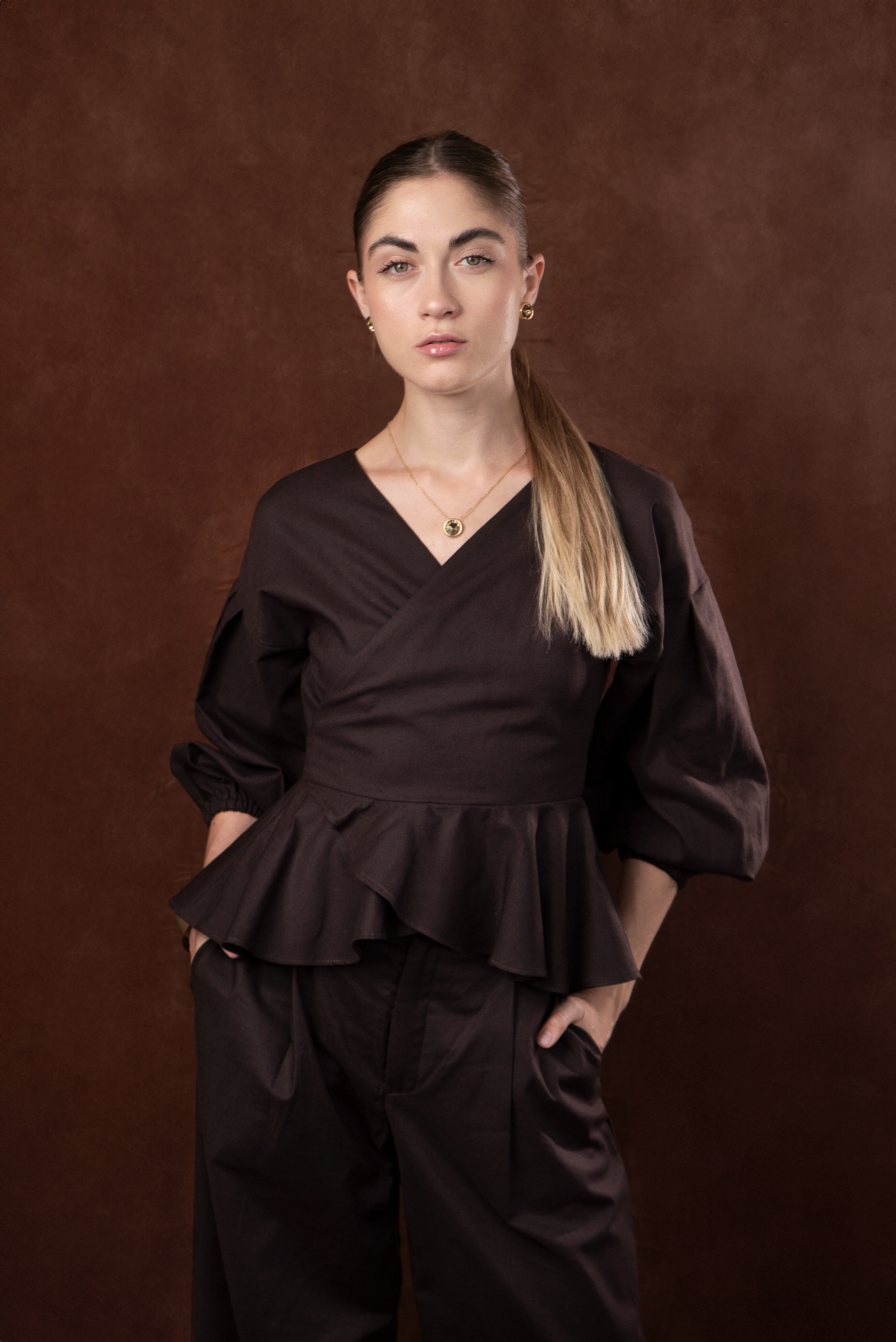 Mei Wrap Blouse