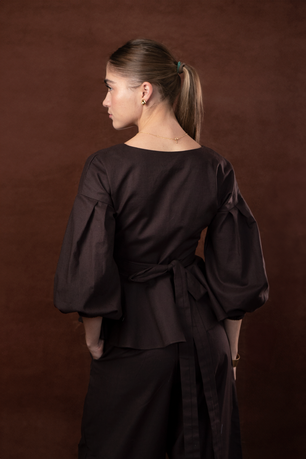 Mei Wrap Blouse