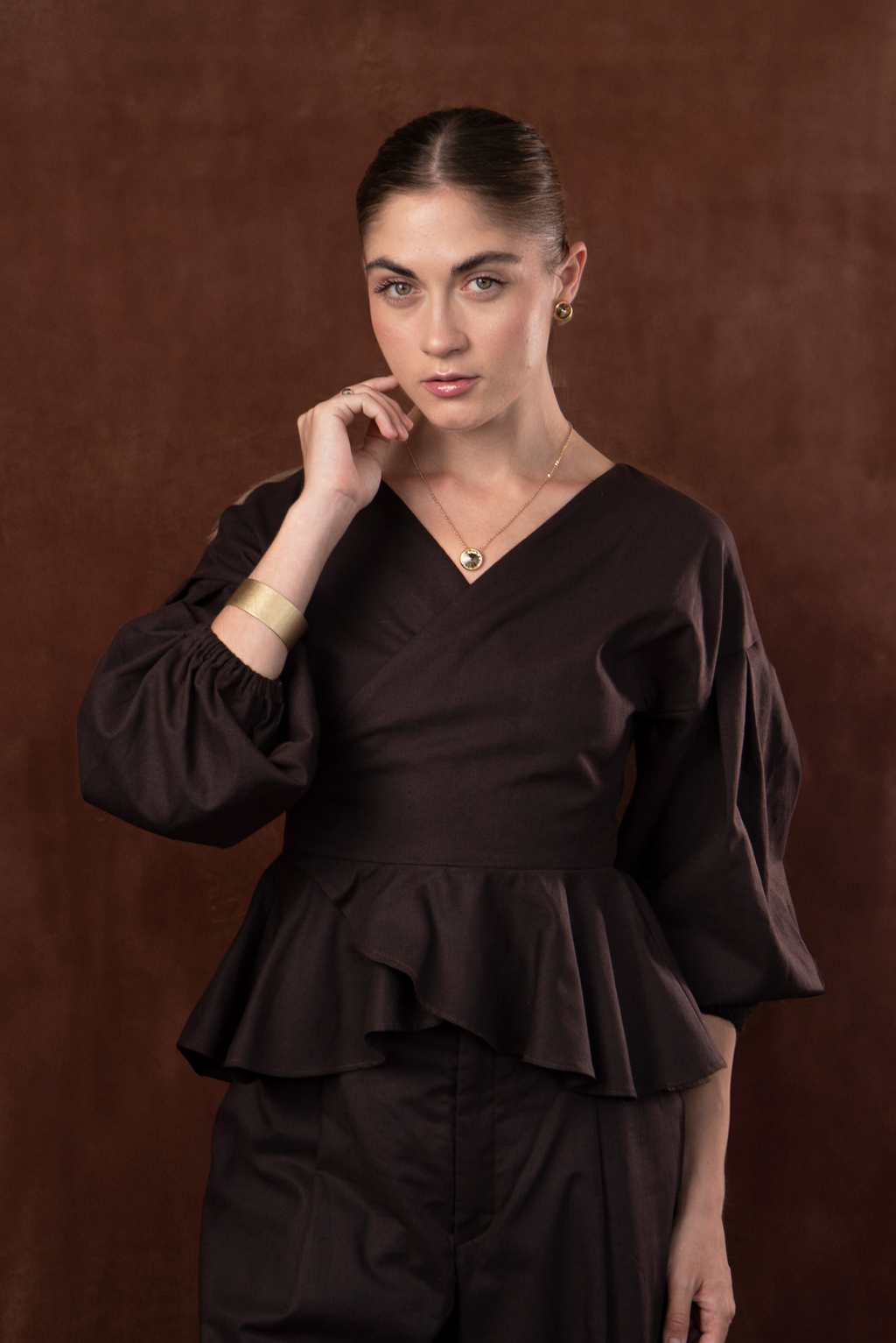 Mei Wrap Blouse