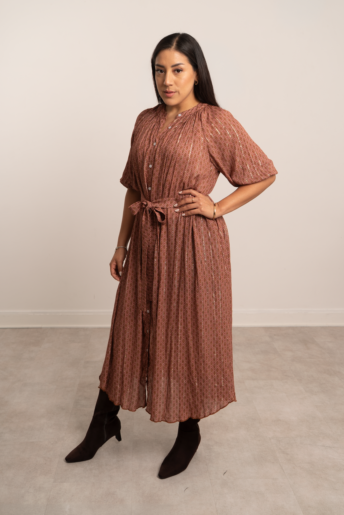 Oreana Dress Dusty Rose