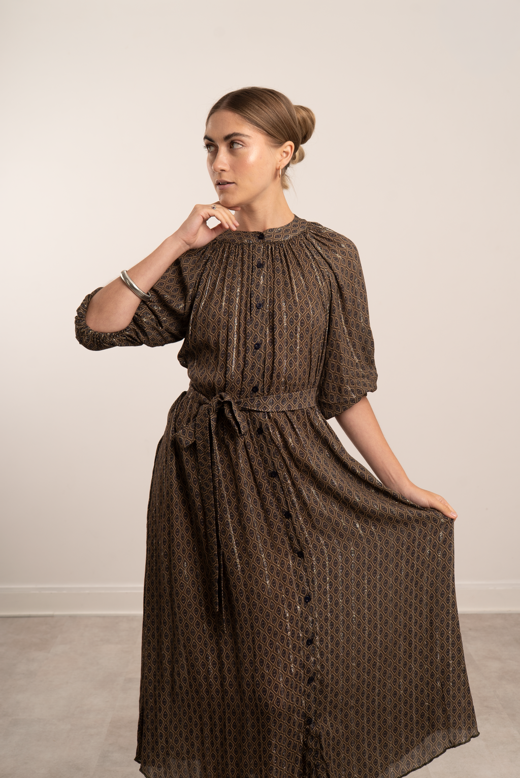 Oreana Dress Dusty Blue