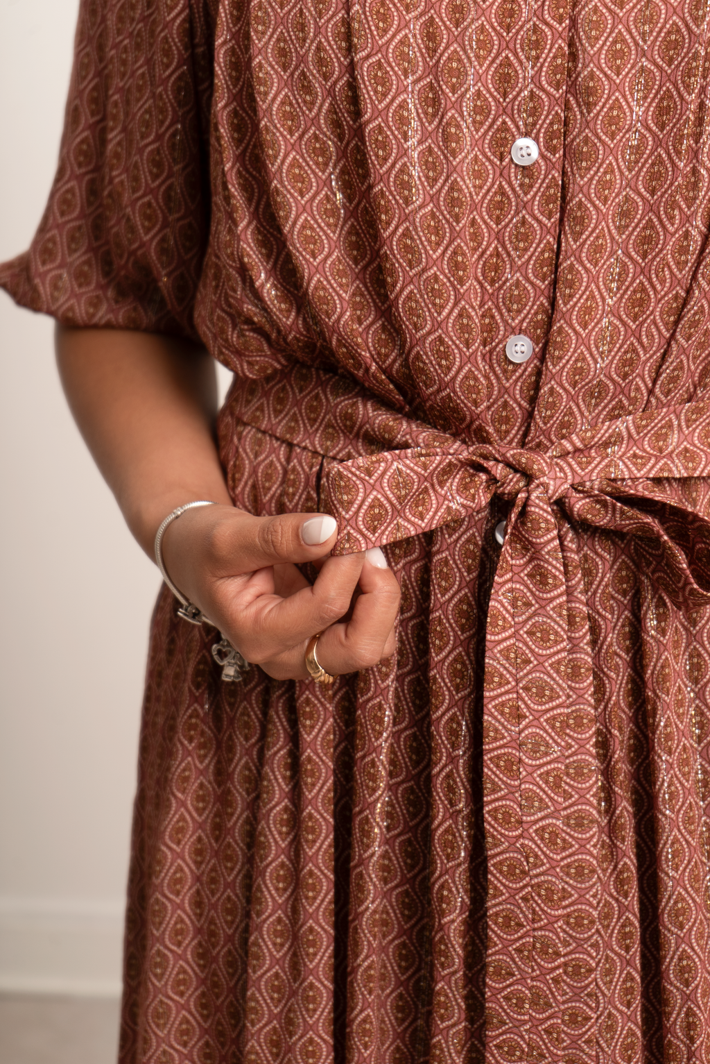 Oreana Dress Dusty Rose