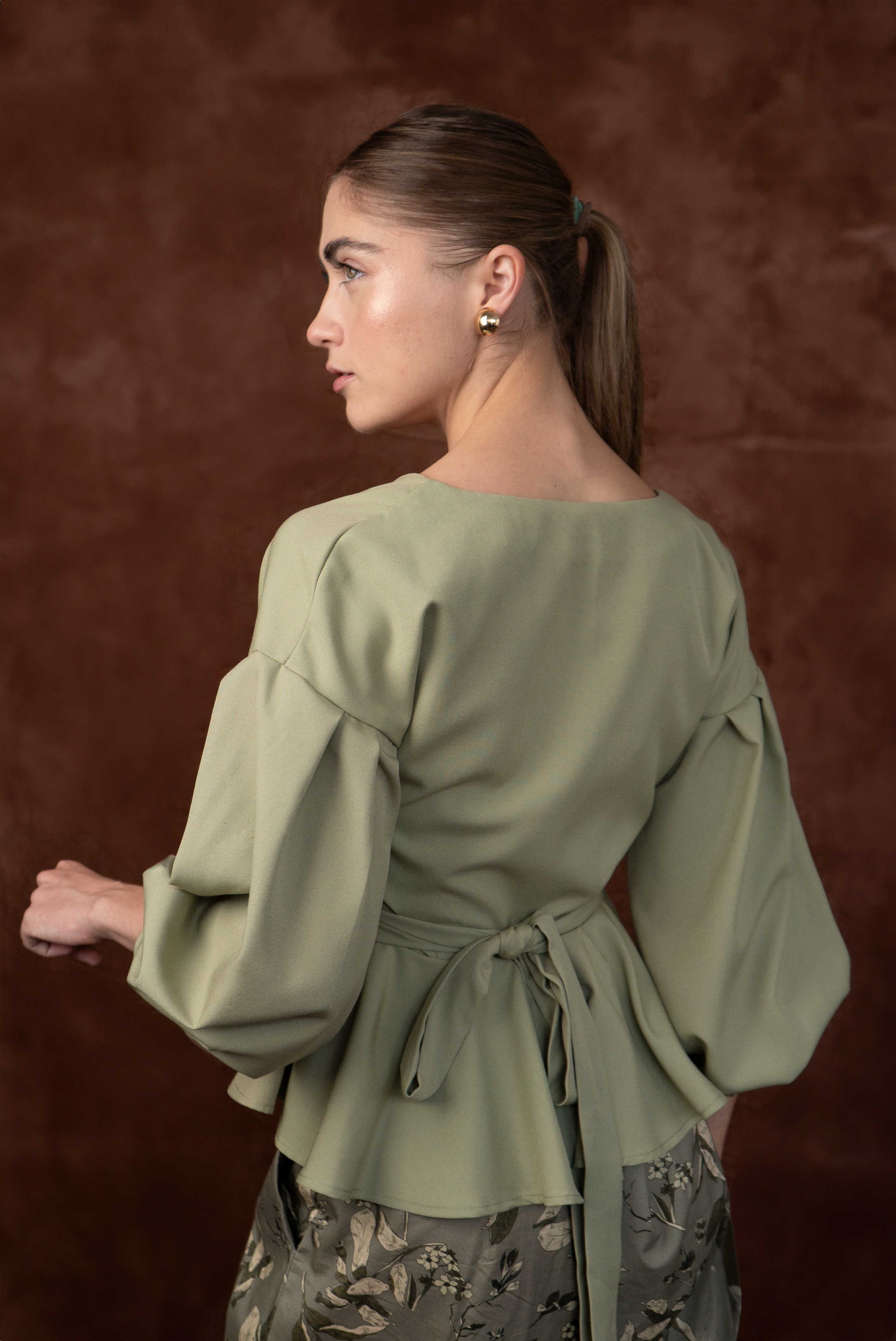 Mei Wrap Blouse