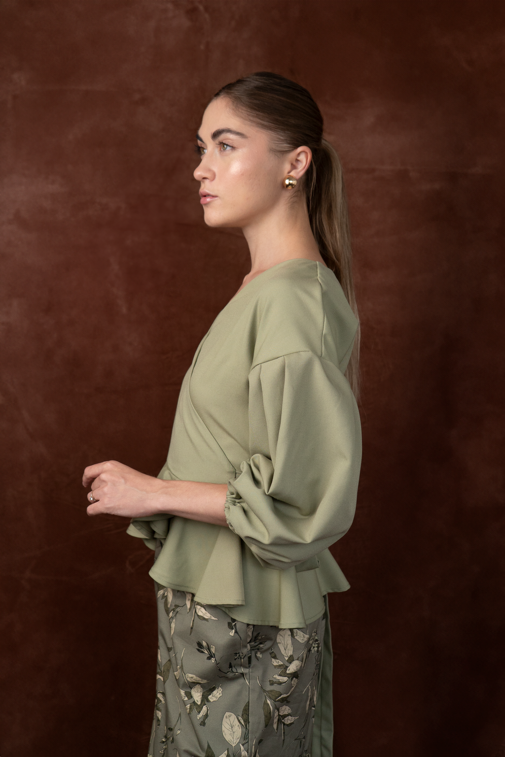 Mei Wrap Blouse