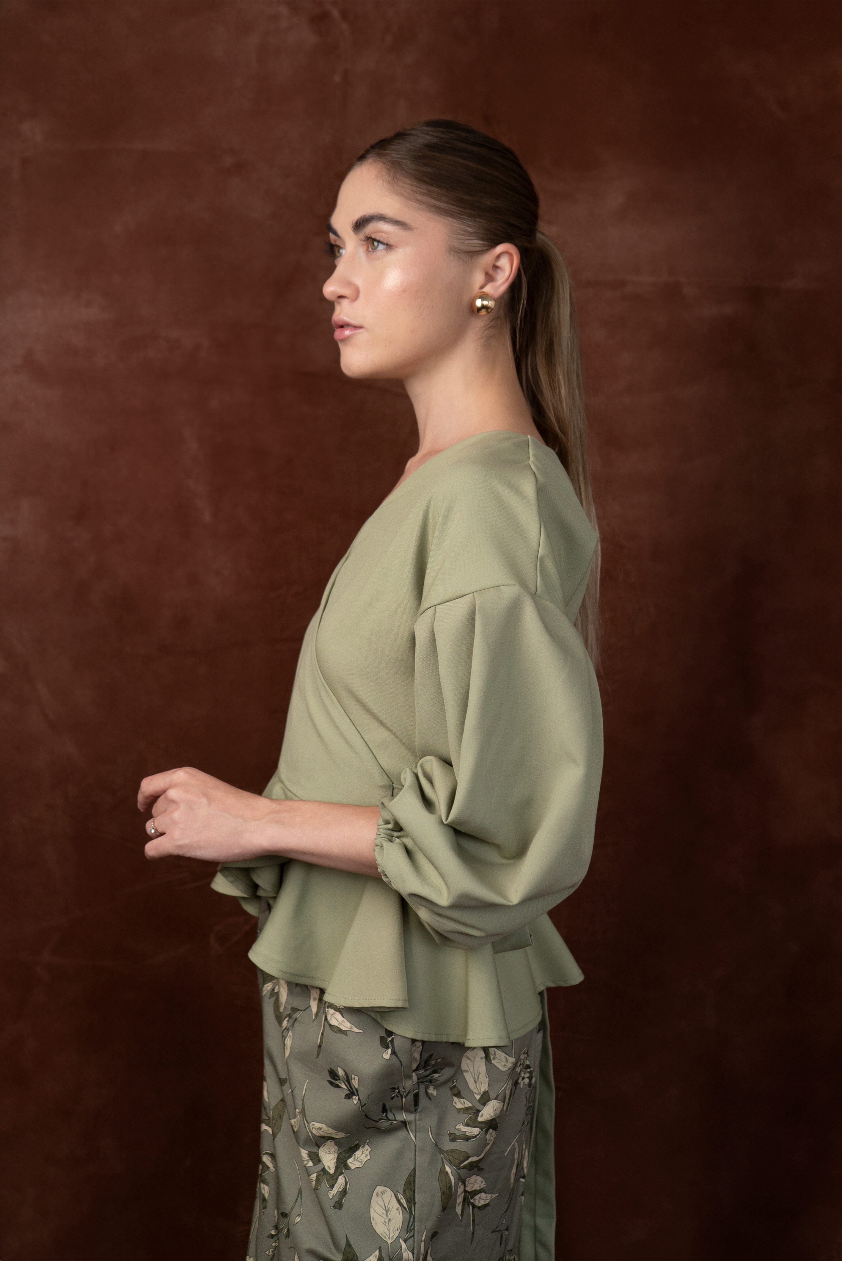 Mei Wrap Blouse