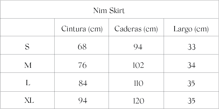 Nim Skirt